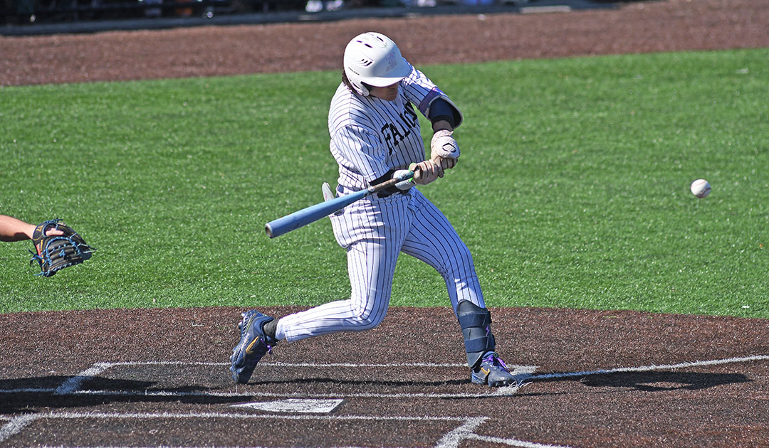 Baseball: Falcons power past Bobcats twice