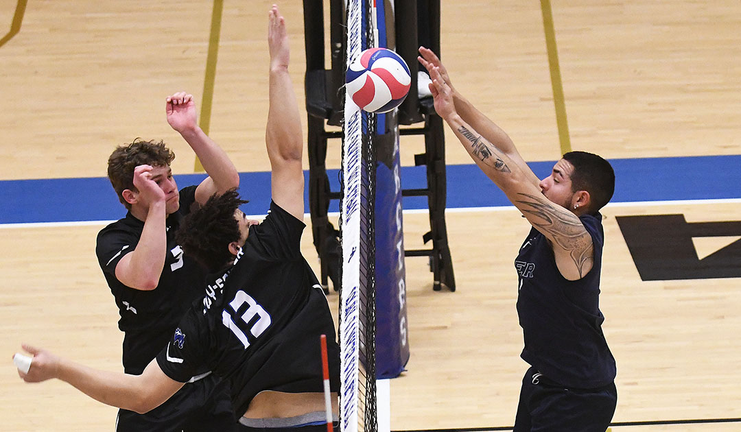 M Volleyball: Falcons come up short in tri-match