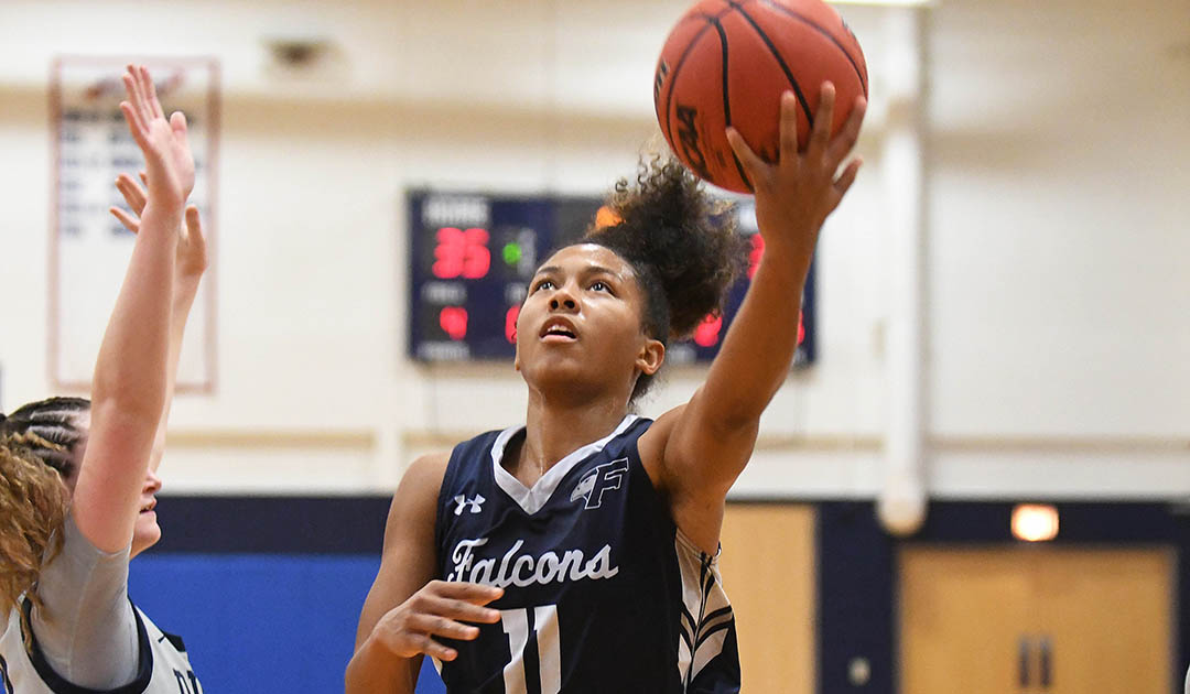 Women's Basketball: O'Neal, Falcons fall at Rivier, 77-70