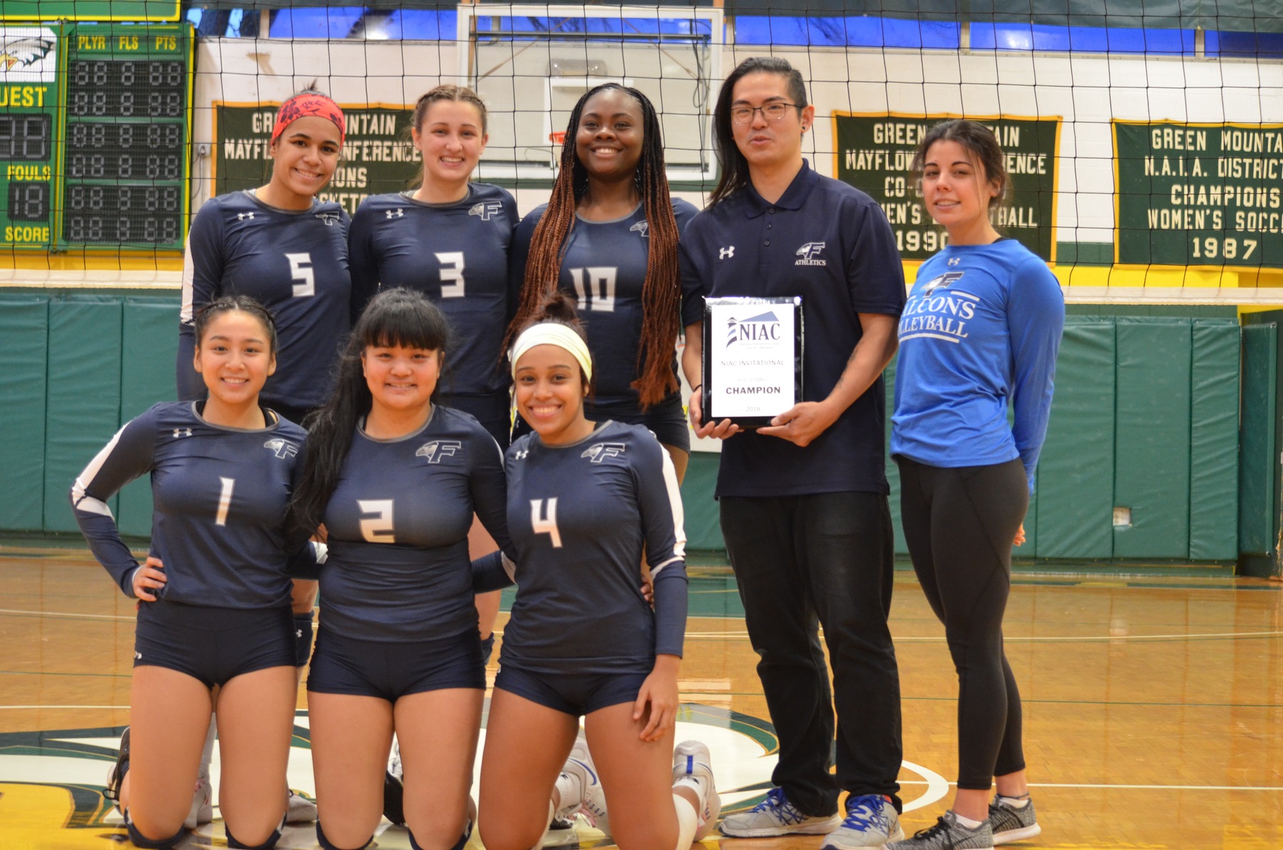 Double Win Day Leads Falcons to NIAC Championship